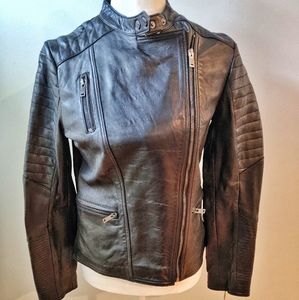 Wilson's leather new with tags black leather jacket